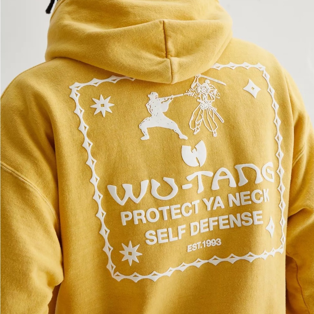 Wu Tang Clan Protect Ya Neck Hoodie - Large